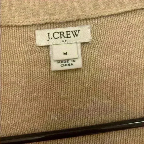 J. Crew Tiered Ruffle Bell Sleeve Tan Cardigan - M - Picture 5 of 8